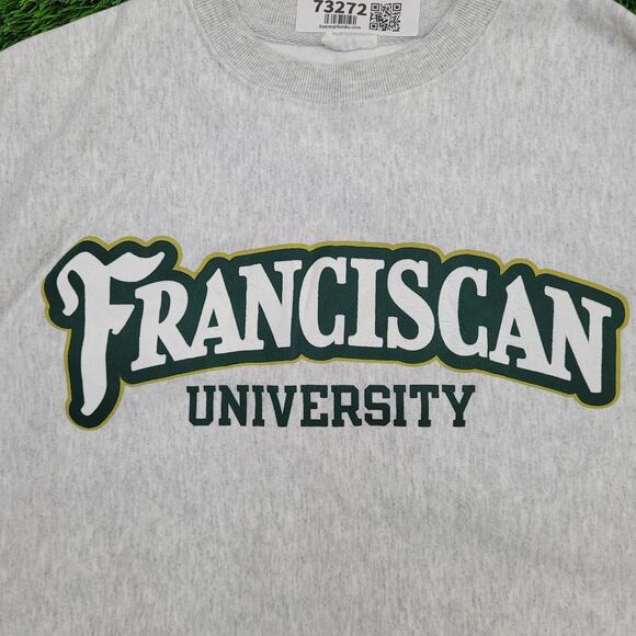 Vintage Franciscan University Sweatshirt Medium 21x25 Arch - Picture 11 of 12